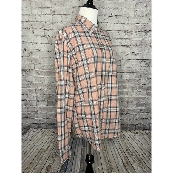 J Crew H1106 Plaid Button Heathered Slim Shirt‎ - Picture 11 of 12